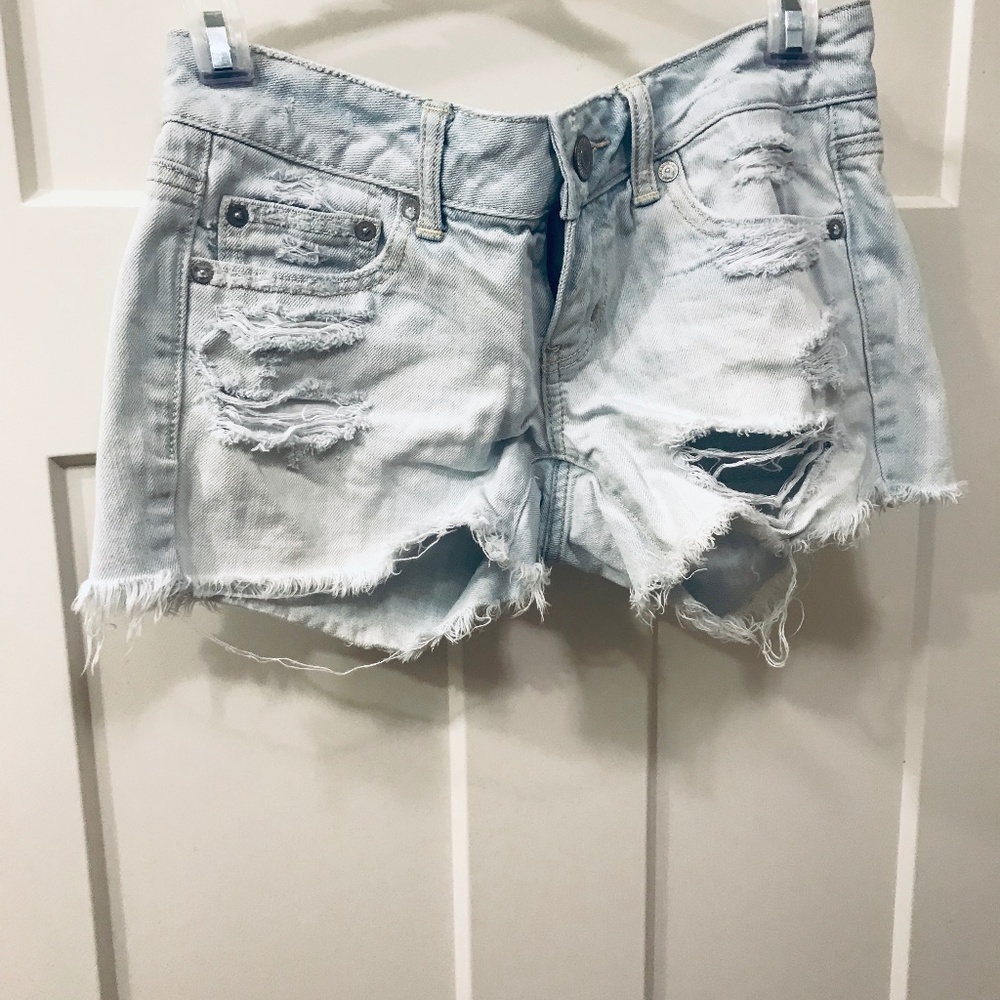 Light blue/white shorts